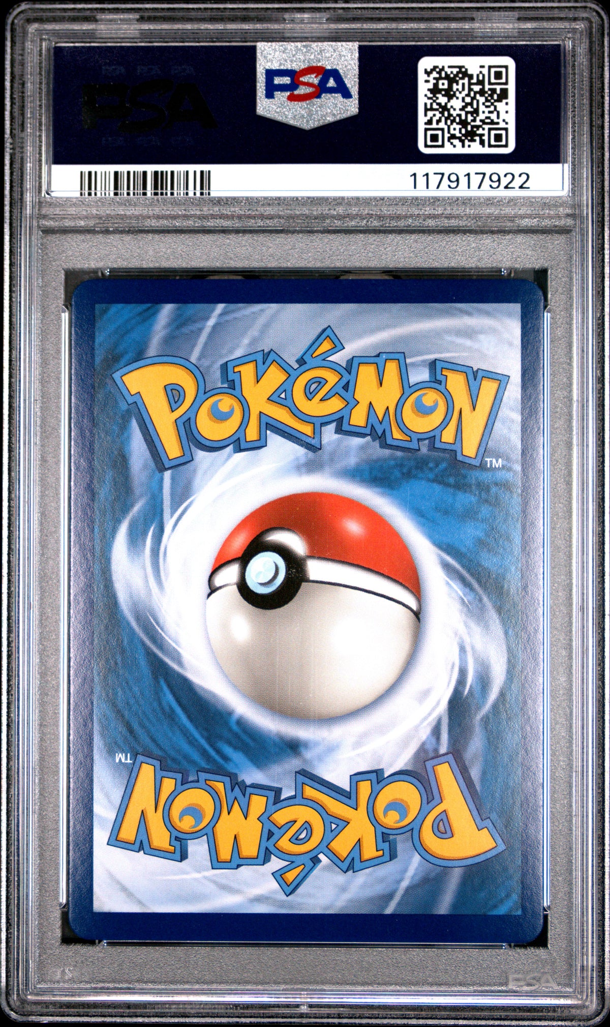 PSA 9 Mewtwo & Mew GX #71 Unified Minds EN 2019 (back)