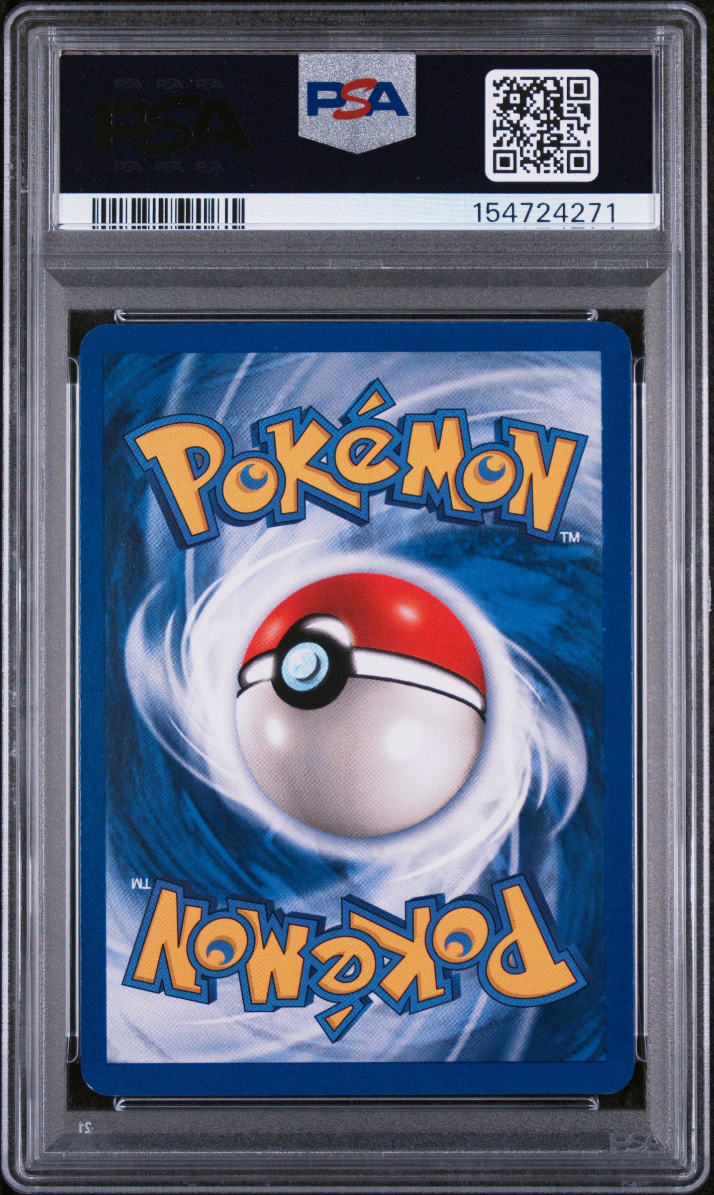 PSA 8 Dark Charizard Holo #4 Team Rocket 2000 (back)