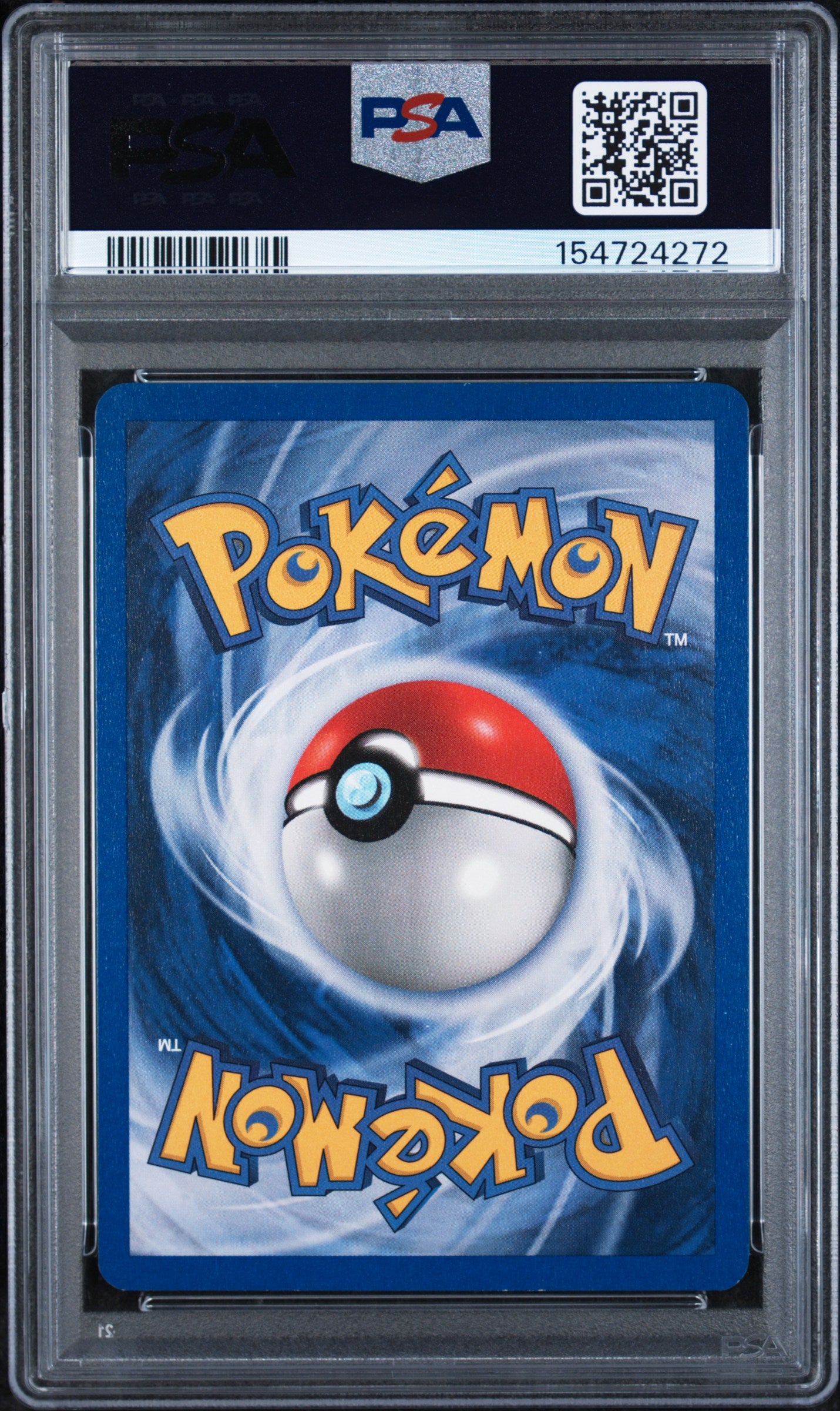 PSA 7 Erika's Venusaur Holo #4 Gym Challenge 2000 (back)