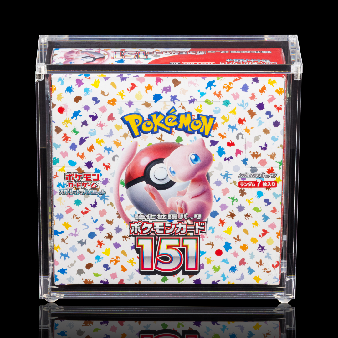 AcryShield Pokémon Japanese Standard Booster Box Acrylic Case alternate front