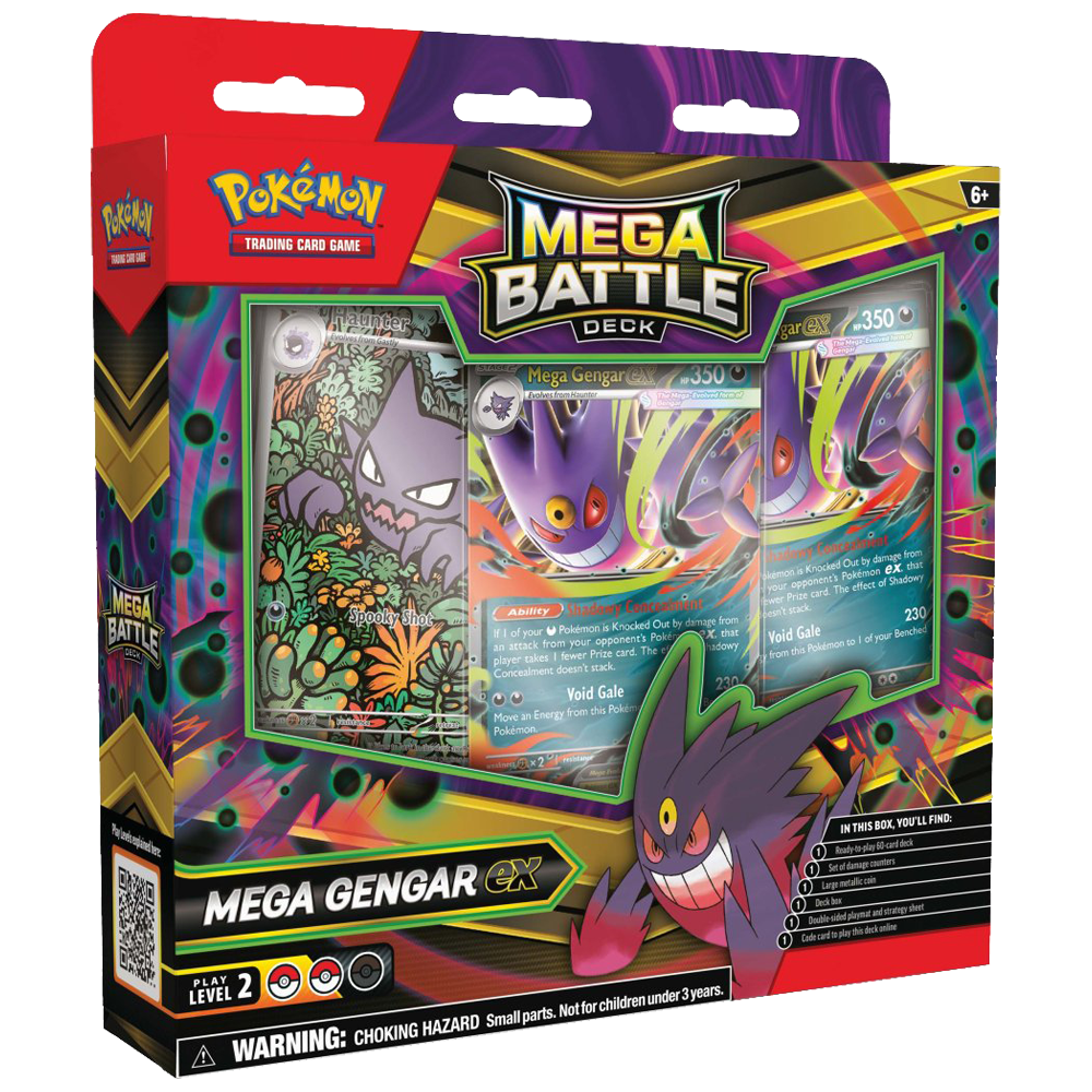 Pokémon TCG: Mega Battle Deck—Mega Gengar ex / Mega Diancie ex