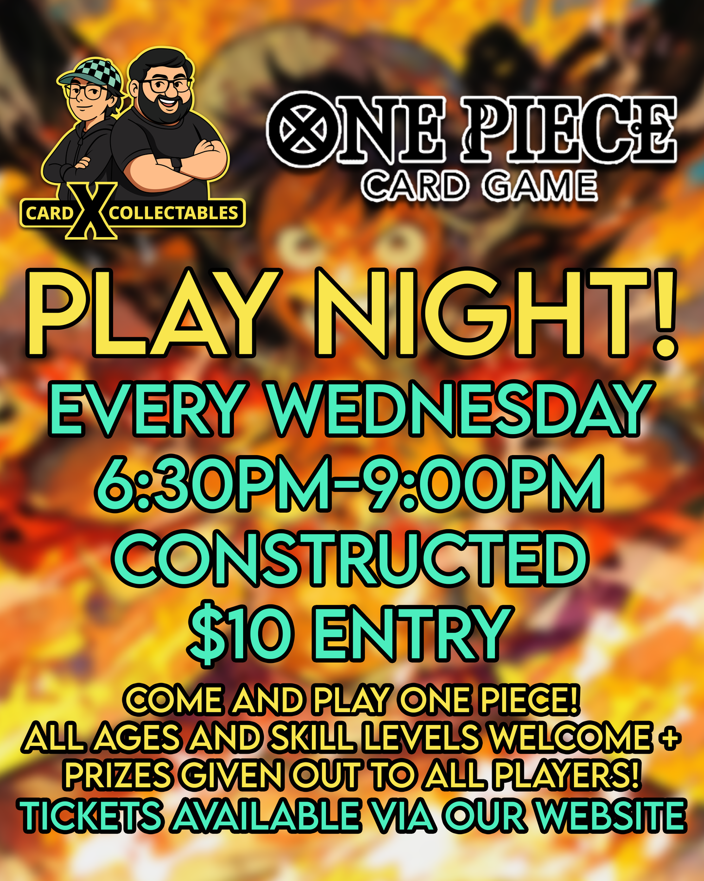 One Piece TCG: Constructed Play (Wednesday Nights)