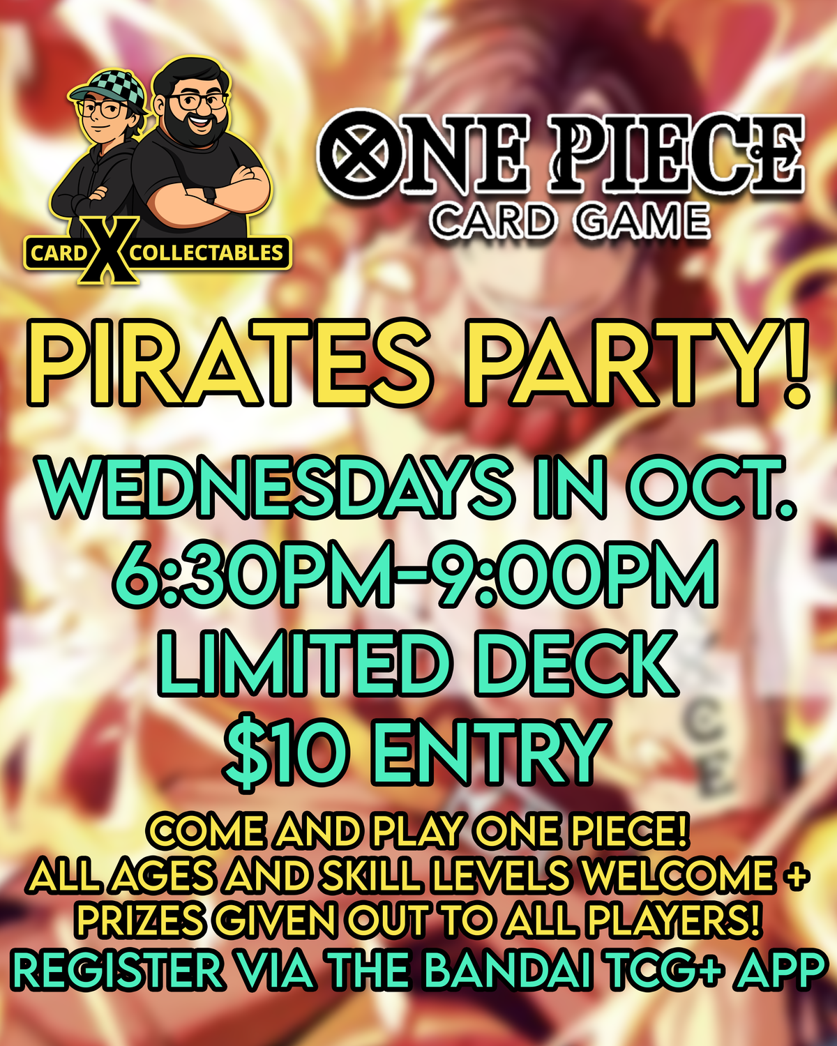 One Piece TCG: Pirates Party 2026 Vol.3 Limited Deck (Wednesday Nights - October)