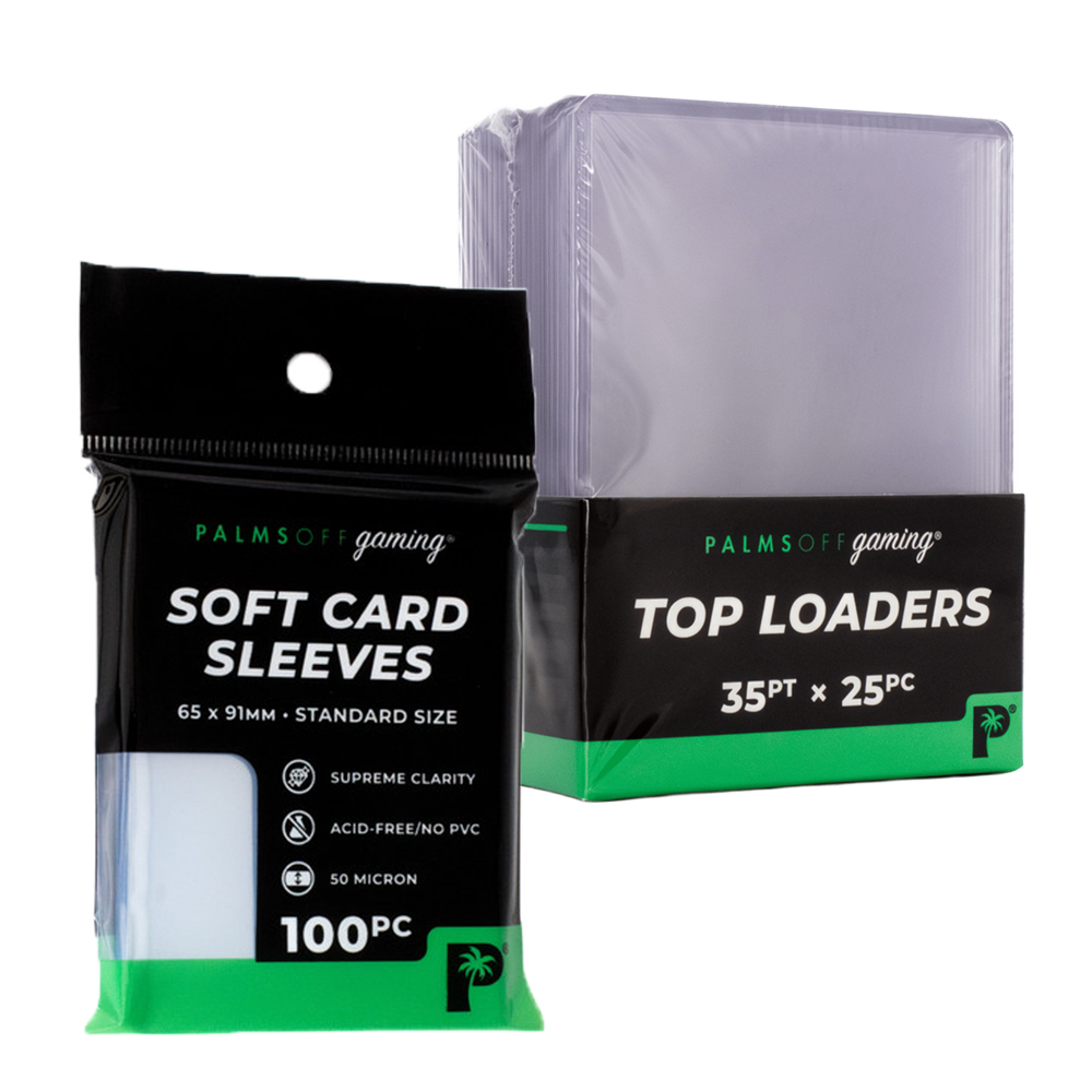 Palms Off Sleeves and Toploaders Combo