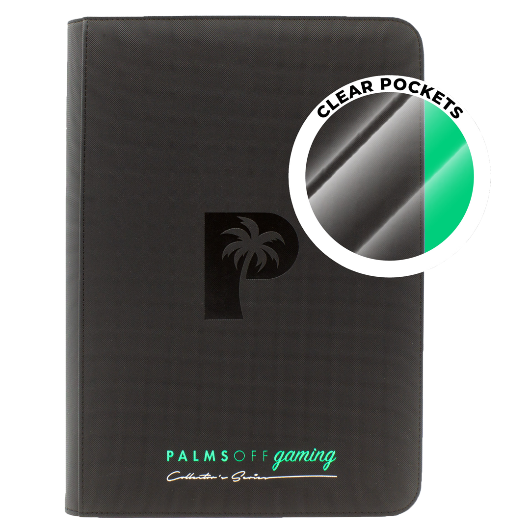 Top Loader Binder (CLEAR) - Palms Off Gaming