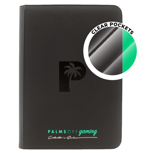 Top Loader Binder (CLEAR) - Palms Off Gaming