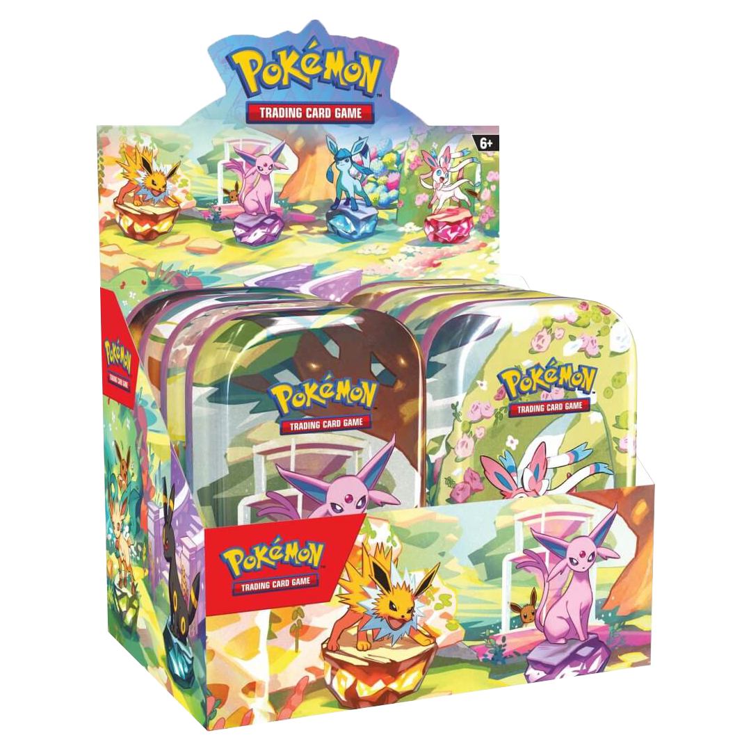Prismatic Evolutions Mini Tin