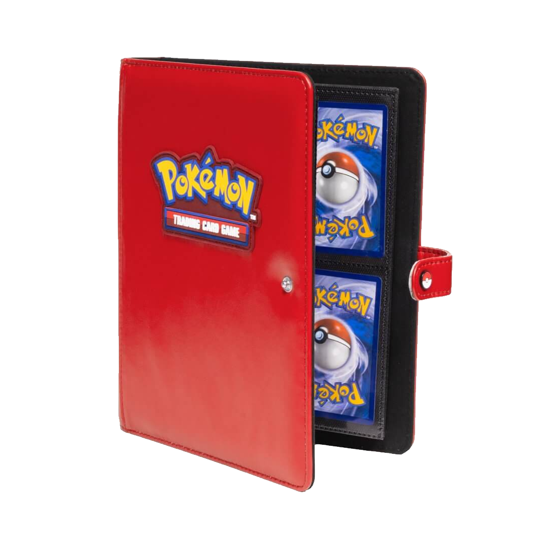 Pokemon Premium Red Snap Binder: 4-Pocket - Ultra Pro