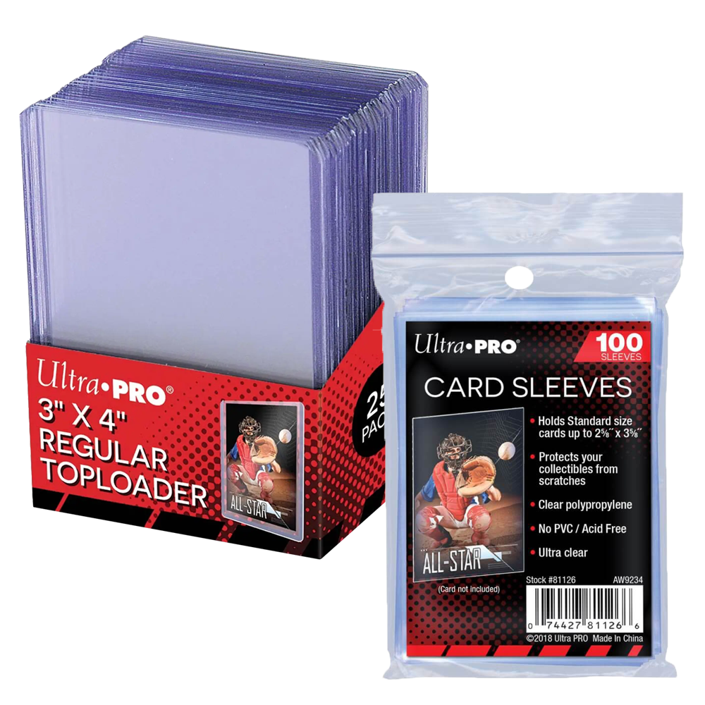Ultra Pro Sleeves and Toploaders Combo