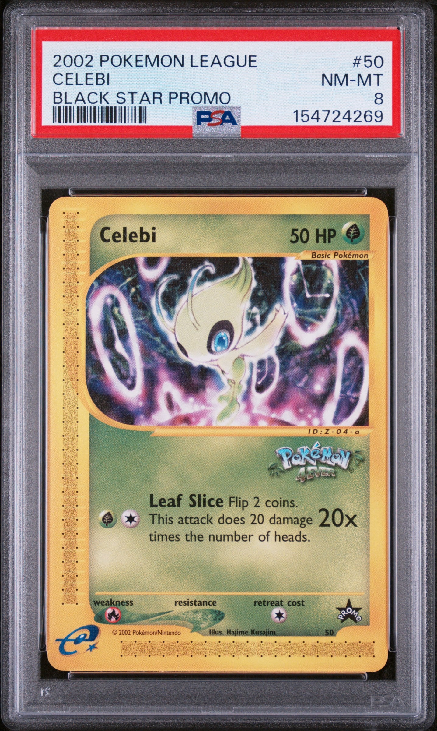 PSA 8 Celebi Black Star Promo #50 2002