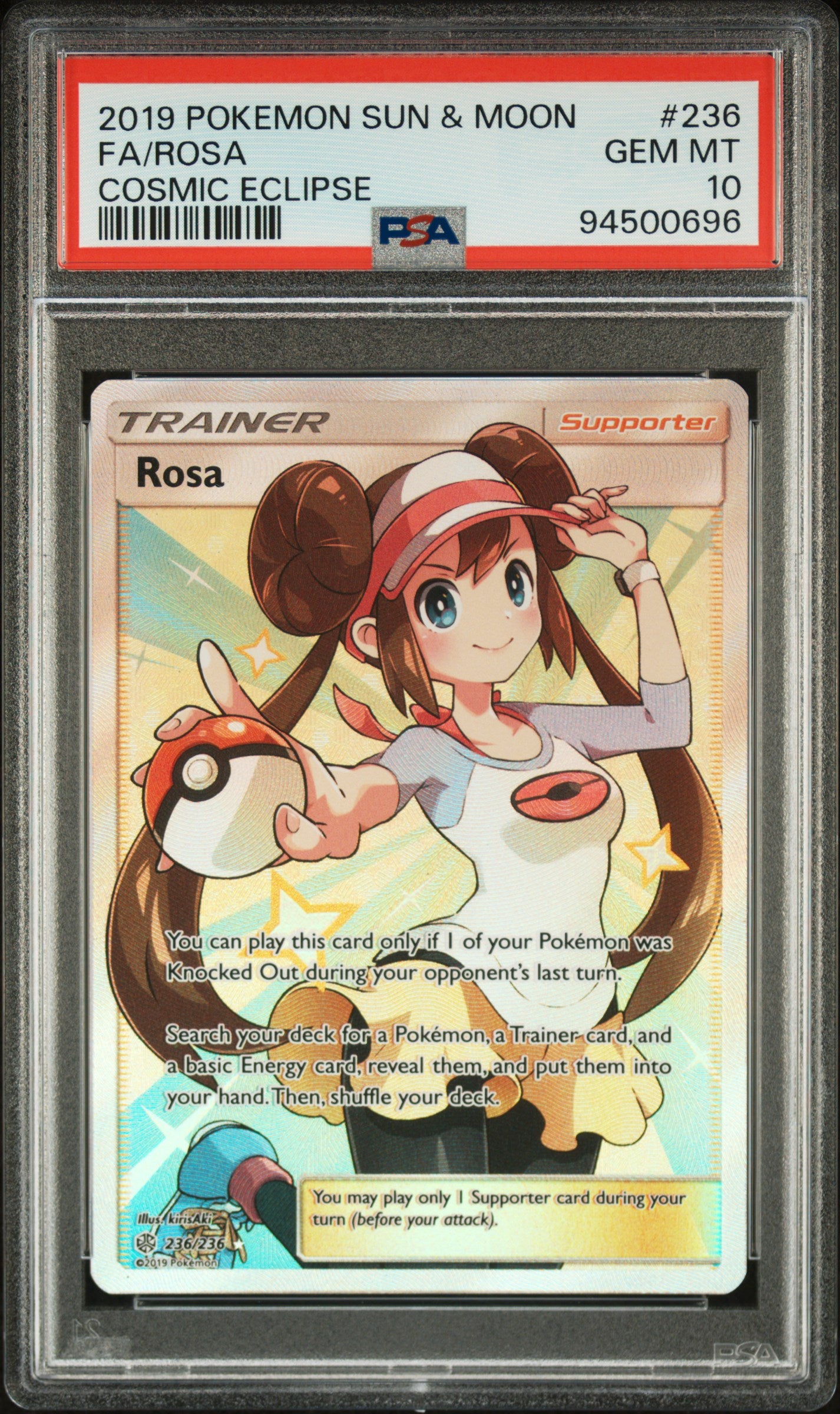 PSA 10 Rosa FA #236 Cosmic Eclipse 2019