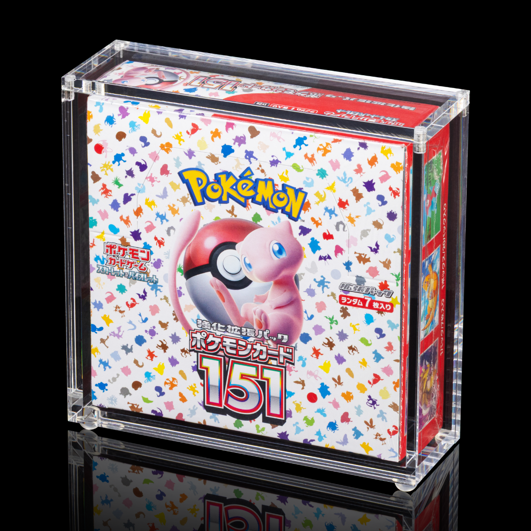 AcryShield Pokémon Japanese Standard Booster Box Acrylic Case front