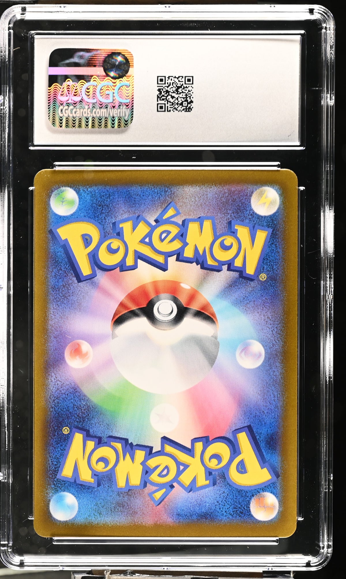 CGC 10 Pikachu Art Rare #173 Pokemon Card 151 JP 2023 (back)