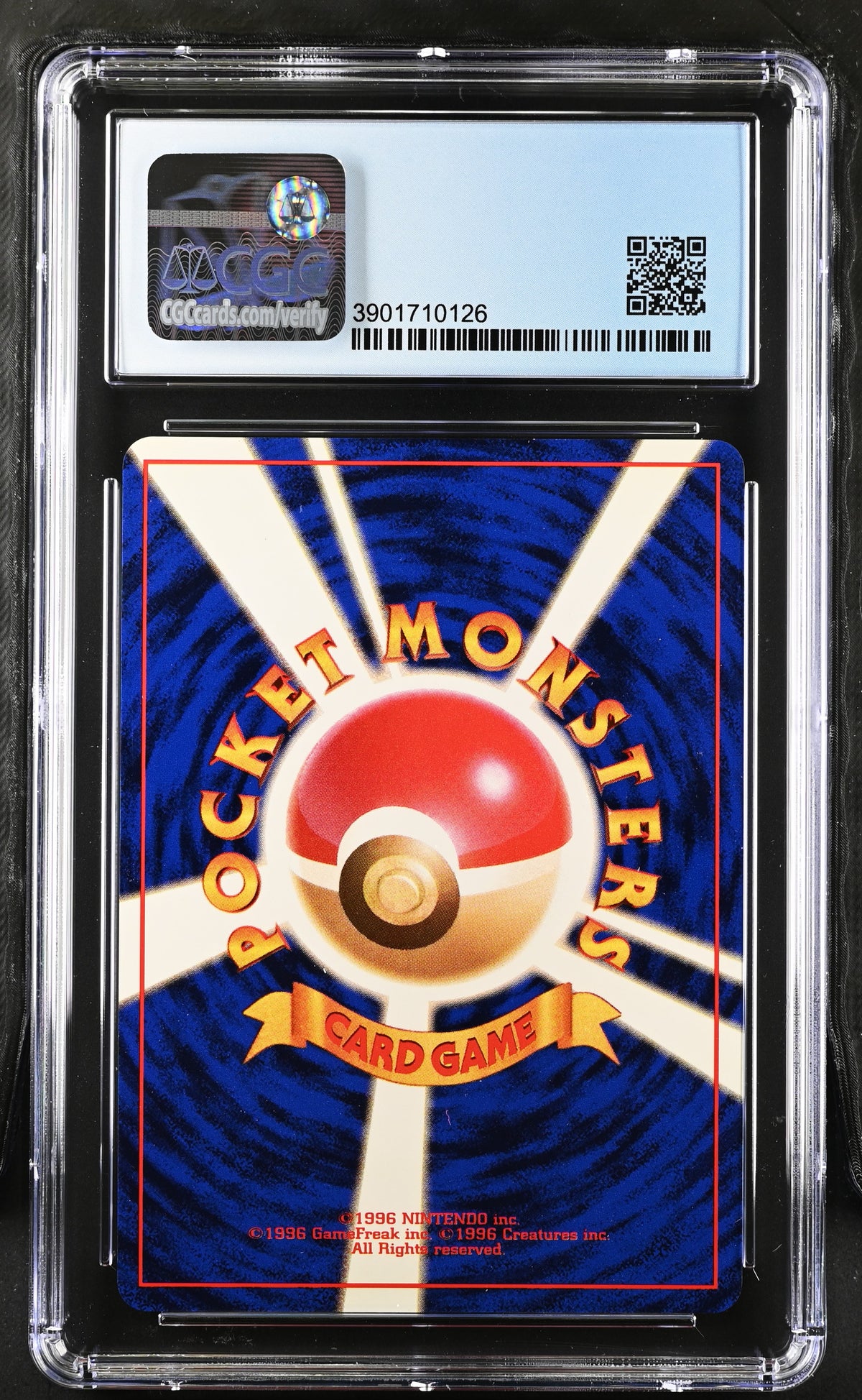 CGC 9 Blaine's Moltres Holo #146 Gym 2 JP 1999 (back)