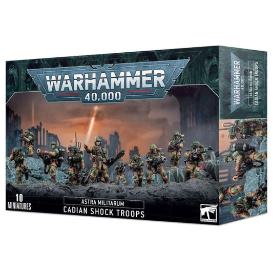 Cadian Shock Troops | Astra Militarum  40K |
