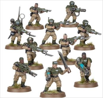 Cadian Shock Troops | Astra Militarum  40K |