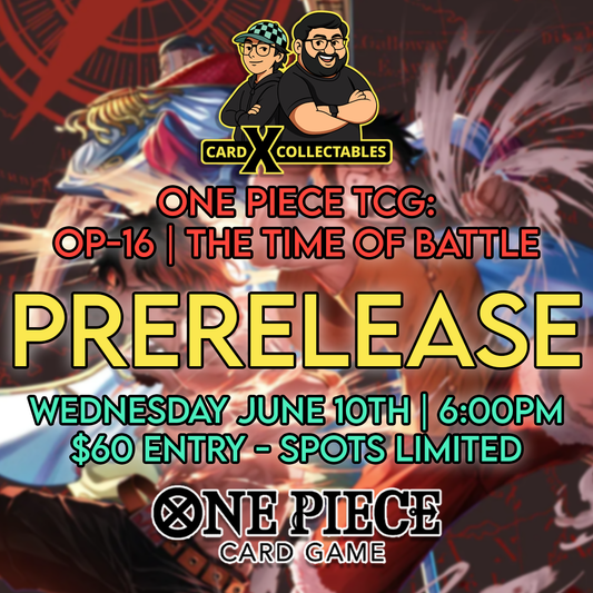 One Piece TCG: OP-16 'The Time of Battle' Prerelease (10/06)