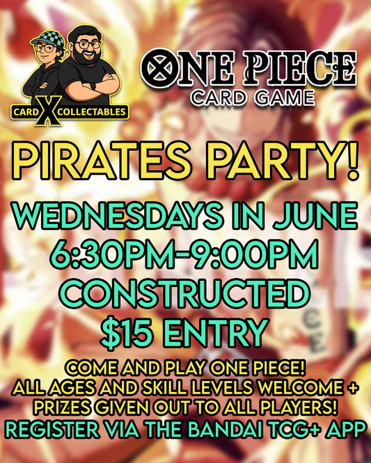 One Piece TCG: Pirates Party Event 2026 (Wednesday Nights - June)