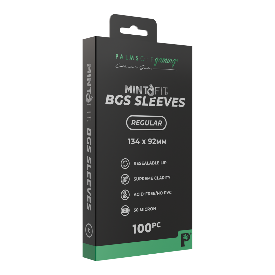 MintFit Graded Card Sleeves (Regular 100pc) - Palms Off Gaming