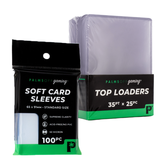 Palms Off Sleeves and Toploaders Combo