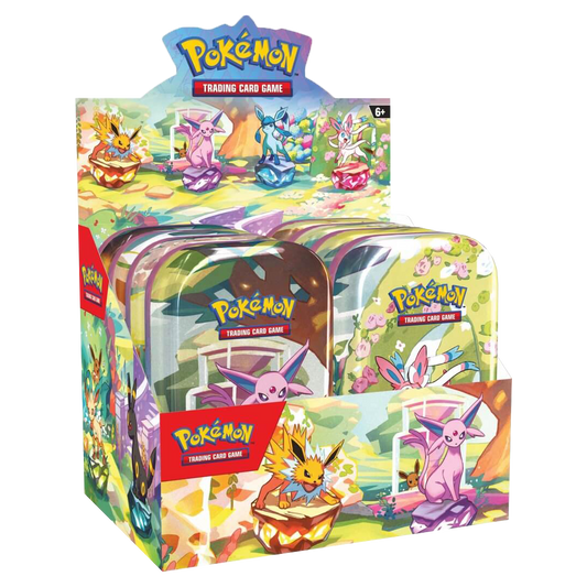 Prismatic Evolutions Mini Tin