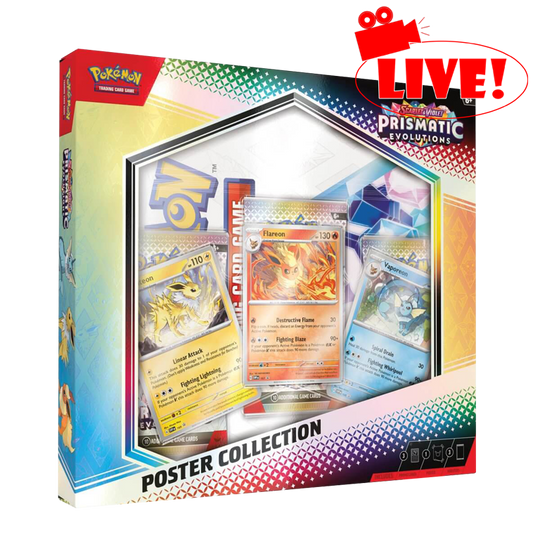Prismatic Evolutions Poster Collection - Live