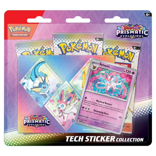 Prismatic Evolutions Tech Sticker Blister (Assorted)