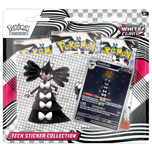 White Flare Tech Sticker Collection