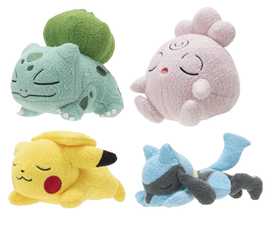 5" Sleeping Pokemon Plush Assorted
