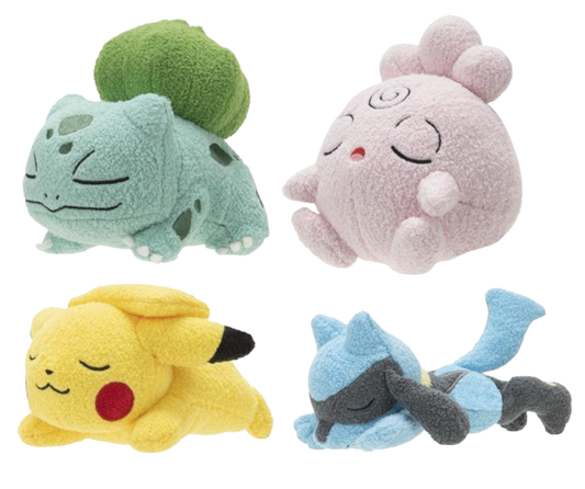 5" Sleeping Pokemon Plush Assorted